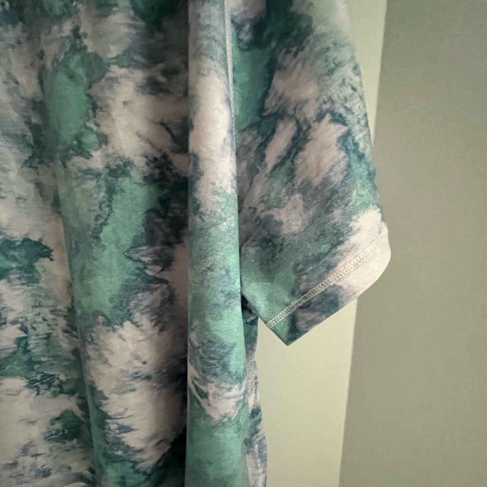 The North Face Flash-Dry Watercolor Print Short-Sleeve Relaxed Fit Active Top 2X - Picture 10 of 15